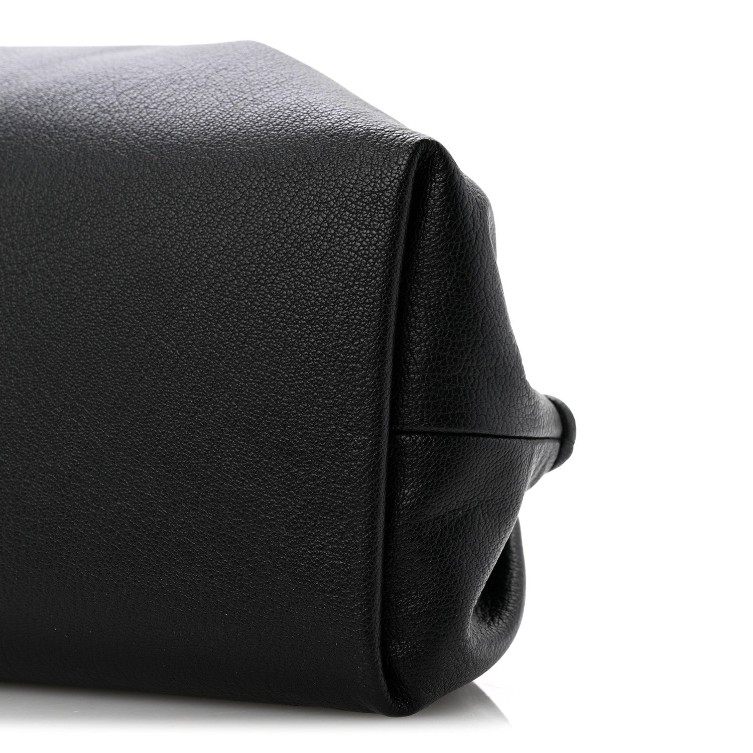 The Row Goatskin Charlotte Clutch Black 9 of 10