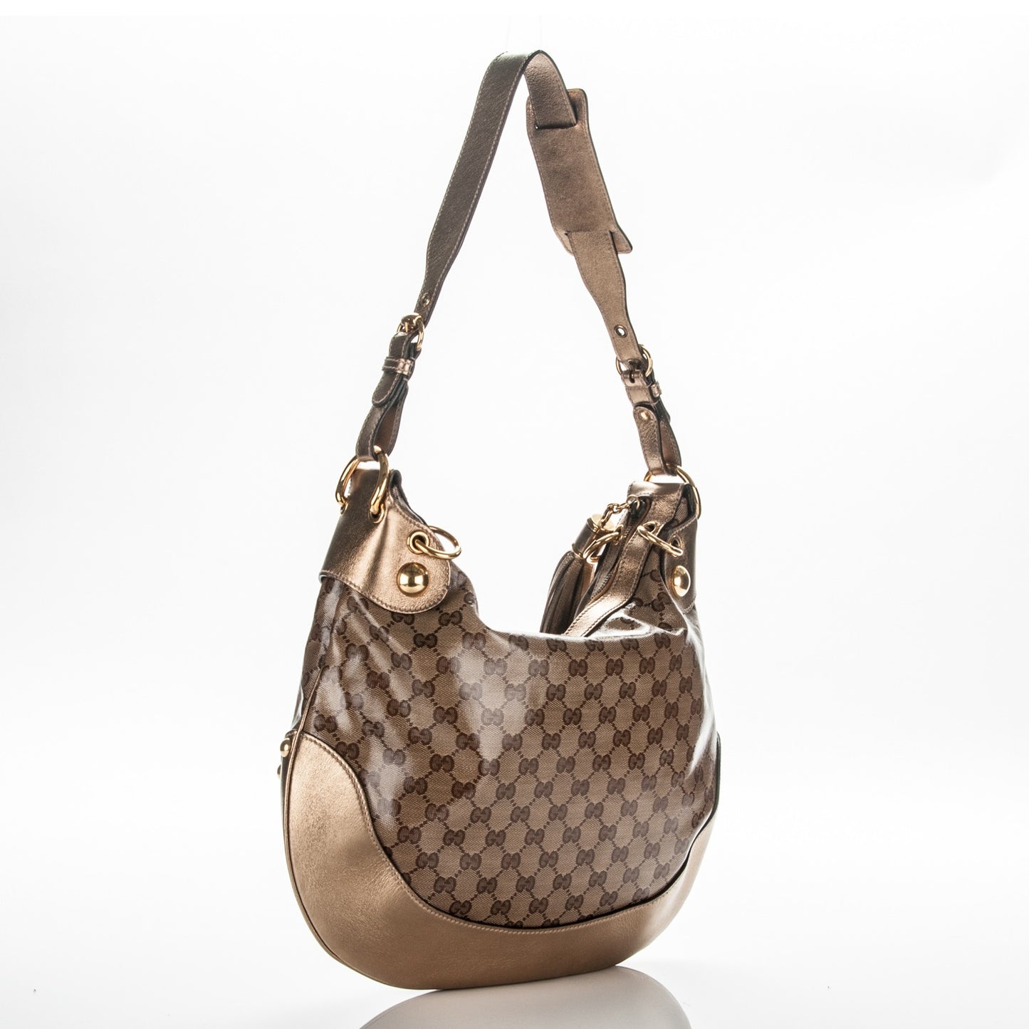 Crystal Monogram Babouska Hobo