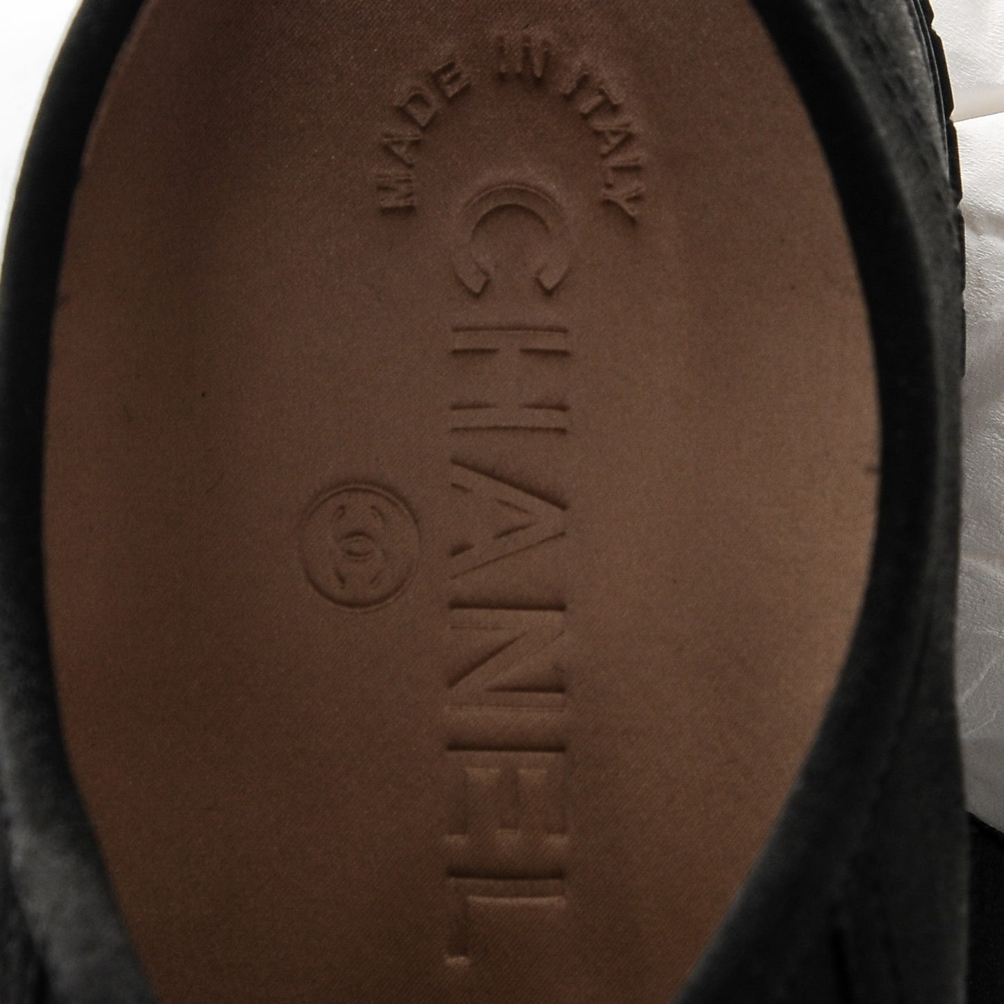 Satin Low Top CC Sneakers 37 Black