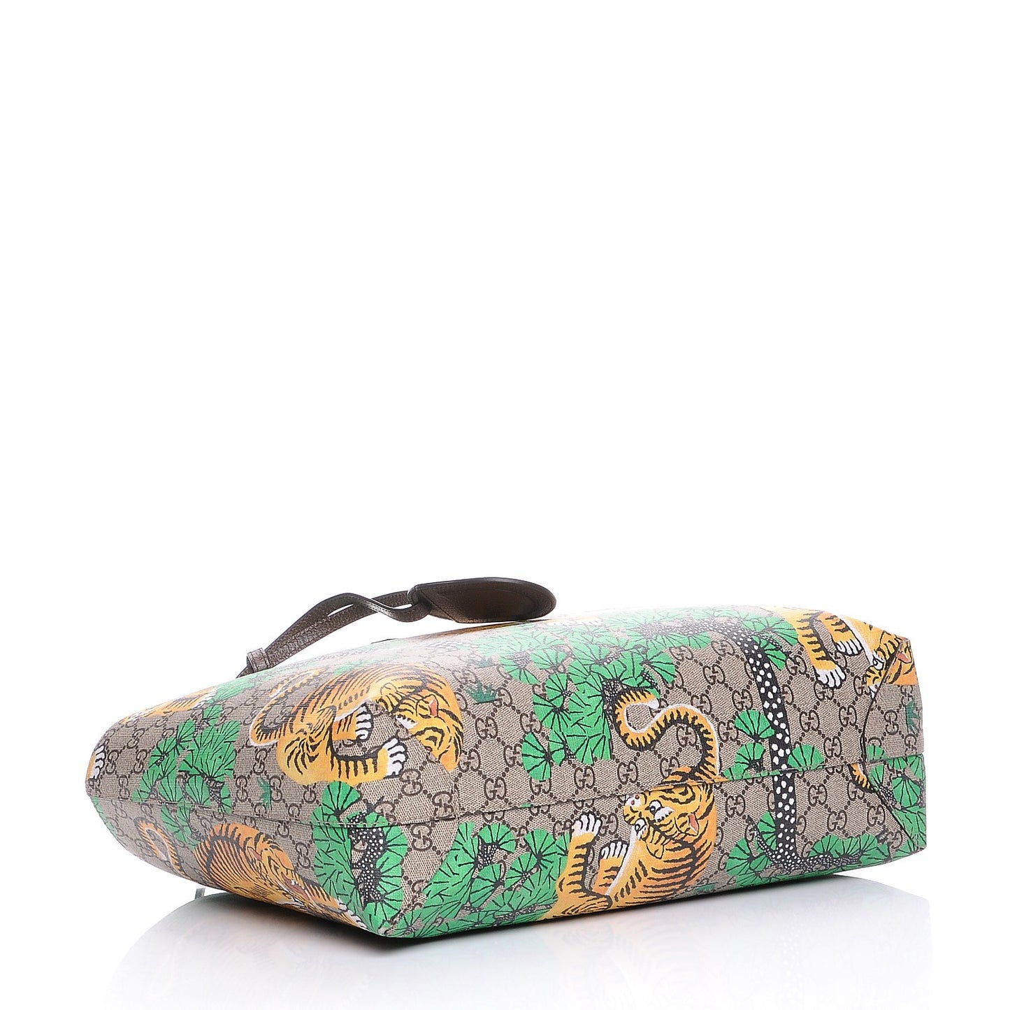 GG Supreme Monogram Bengal Medium Shopping Tote Beige Yard