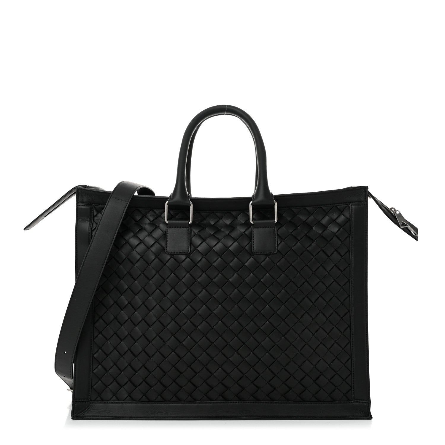 Bottega Veneta Nappa Intrecciato Briefcase Black 1 of 10