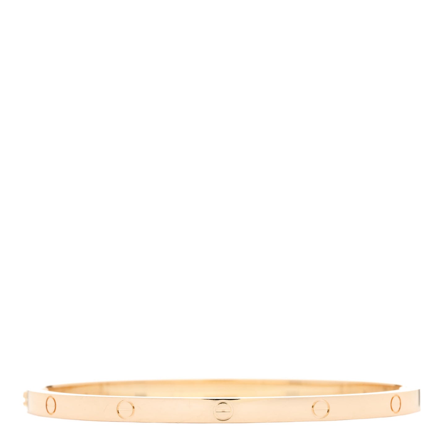 18K Yellow Gold Small LOVE Bracelet 17