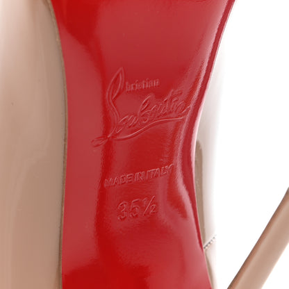 Christian Louboutin Patent So Kate 120 Pumps 35.5 Nude 6 of 7