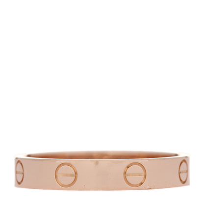 Cartier 18K Pink Gold 3.5mm LOVE Wedding Band Ring 59 8.75 1 of 6