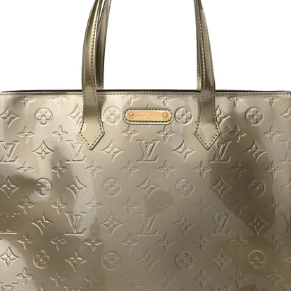 Louis Vuitton Vernis Wilshire MM Gris Art Deco 7 of 11