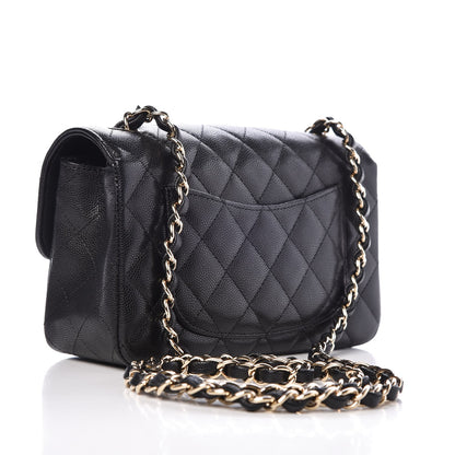 Chanel Caviar Quilted Mini Rectangular Flap Black 3 of 8