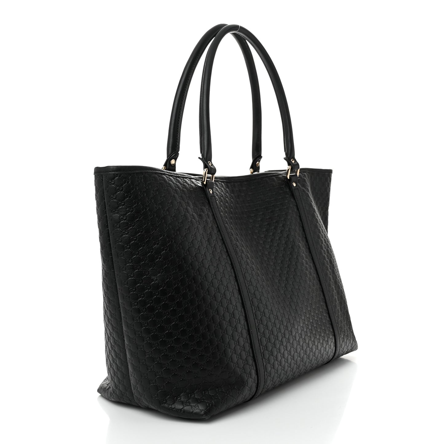 Microguccissima Large Joy Tote  Black