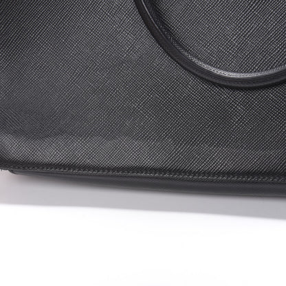 Prada Saffiano Cuir Briefcase Black 15 of 17