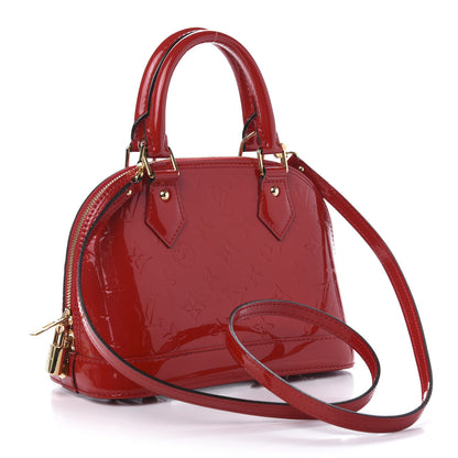 Louis Vuitton Vernis Alma BB Cherry 4 of 12