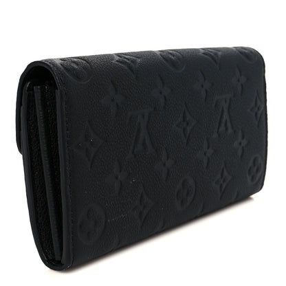 Louis Vuitton Empreinte Sarah Wallet NM Black 3 of 8
