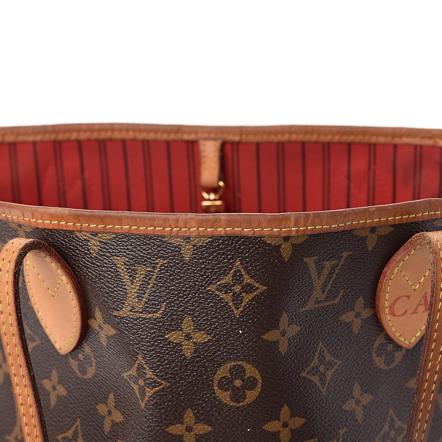 Louis Vuitton Monogram Neo Neverfull MM Cherry 9 of 18