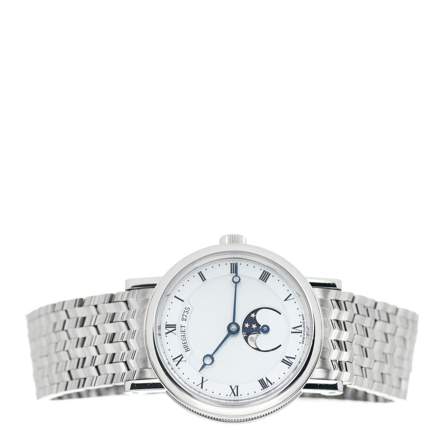 18K White Gold 30mm Clasique Moonphase Automatic Watch 9087BB/52/BC0