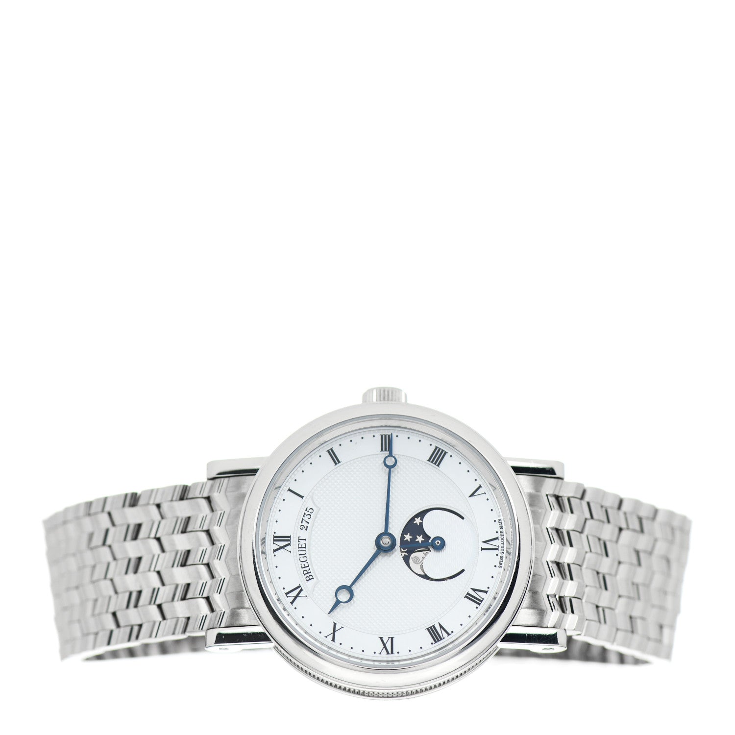 Breguet 18K White Gold 30mm Clasique Moonphase Automatic Watch 9087BB/52/BC0 2 of 5