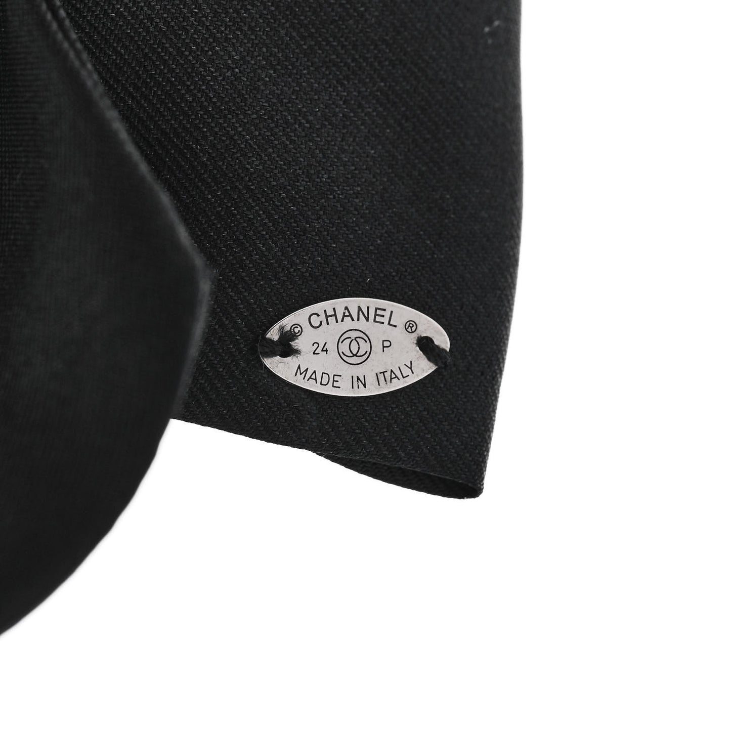 Silk Bow CC Hair Clip Black