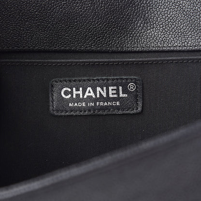 Chanel Caviar Quilted Medium Boy Flap Black 6 of 11