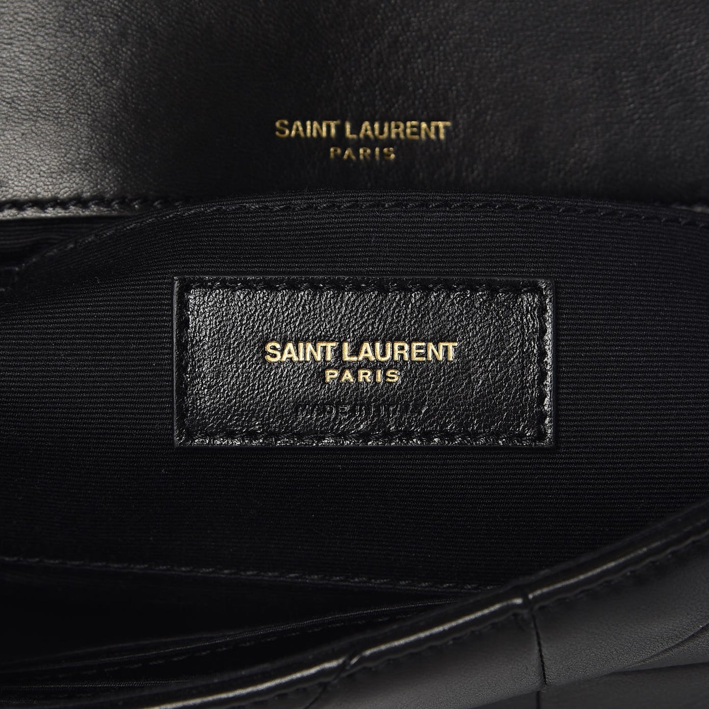 Lambskin Patchwork Monogram Small Jamie Black