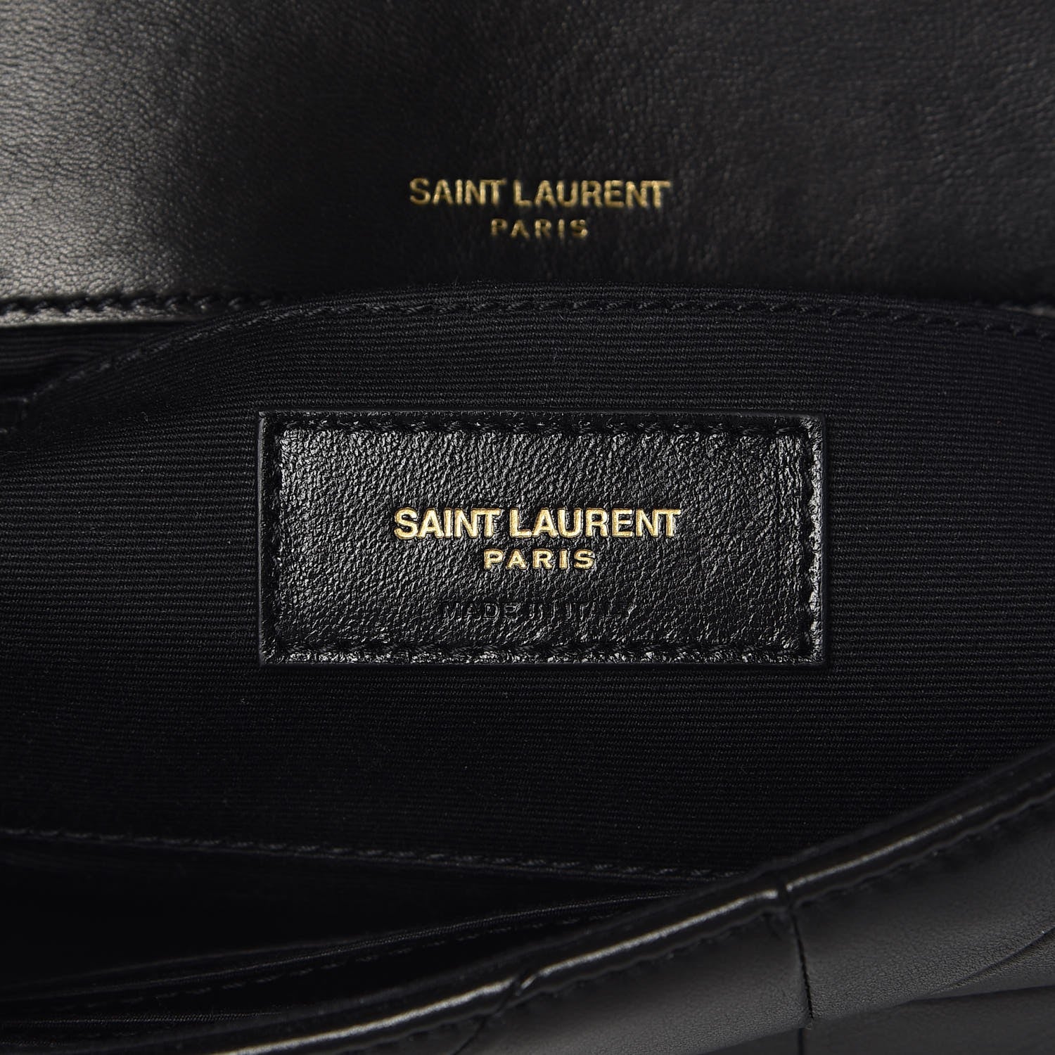 Saint Laurent Lambskin Patchwork Monogram Small Jamie Black 8 of 10