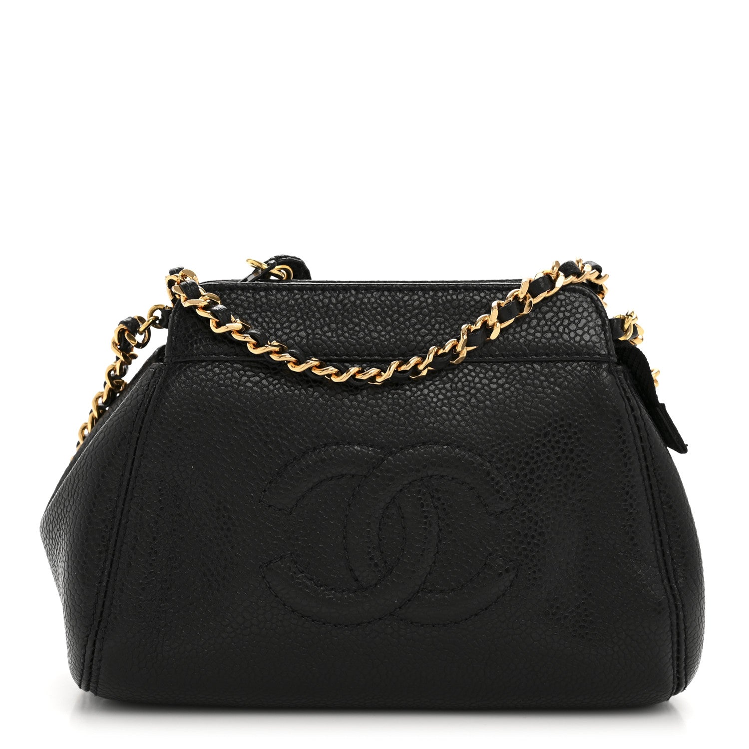 Chanel Caviar Timeless CC Mini Chain Bag Black 1 of 13