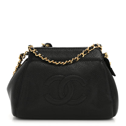Chanel Caviar Timeless CC Mini Chain Bag Black 1 of 13