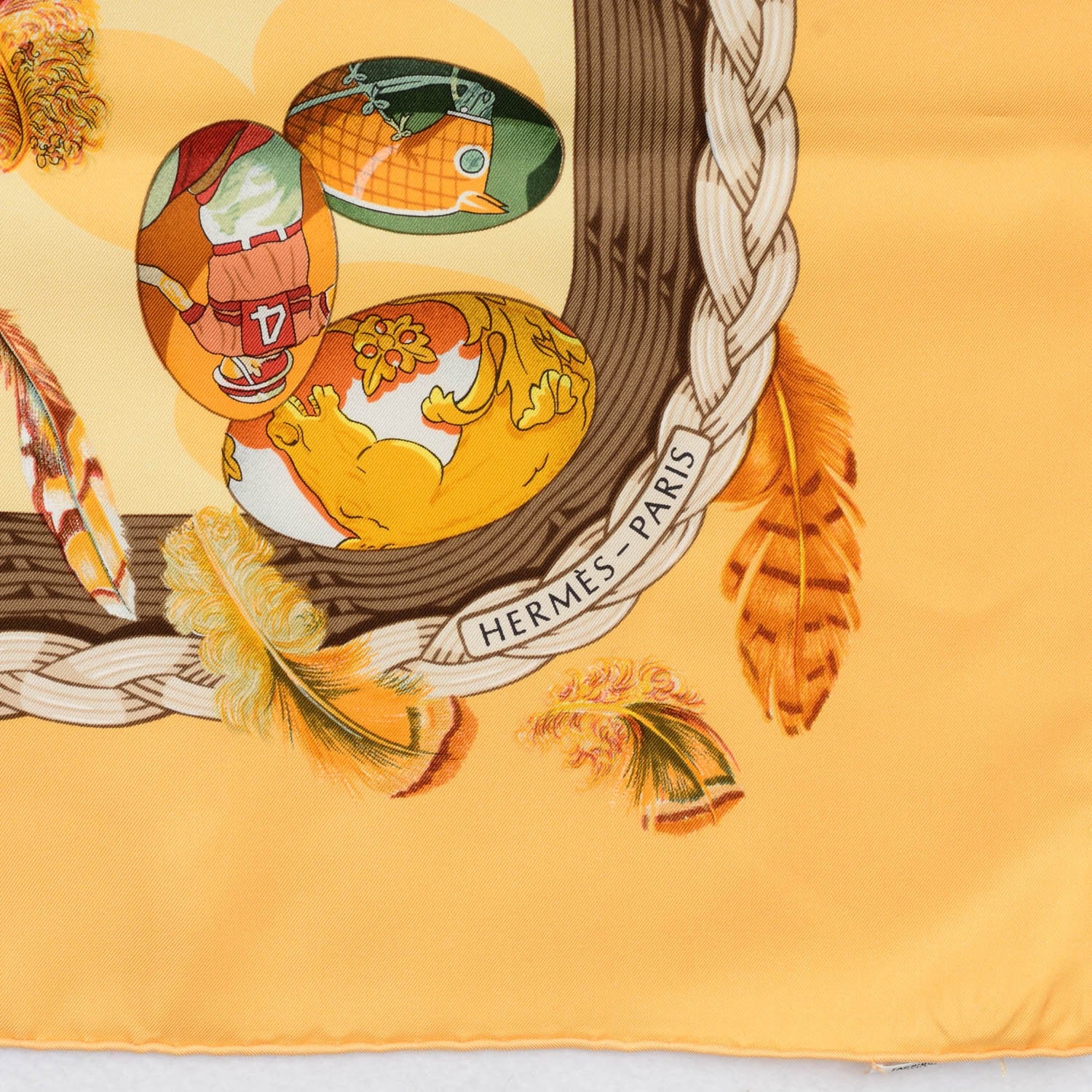Hermes Silk Couvee d'Scarf 90 4 of 6