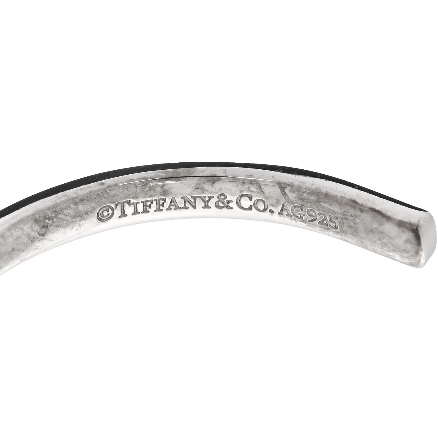 Tiffany Sterling Silver Narrow 1837 Cuff Bracelet 3 of 4
