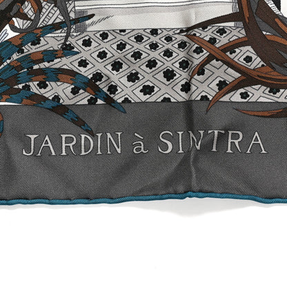 Hermes Silk Jardin A Sintra Scarf 90 5 of 5