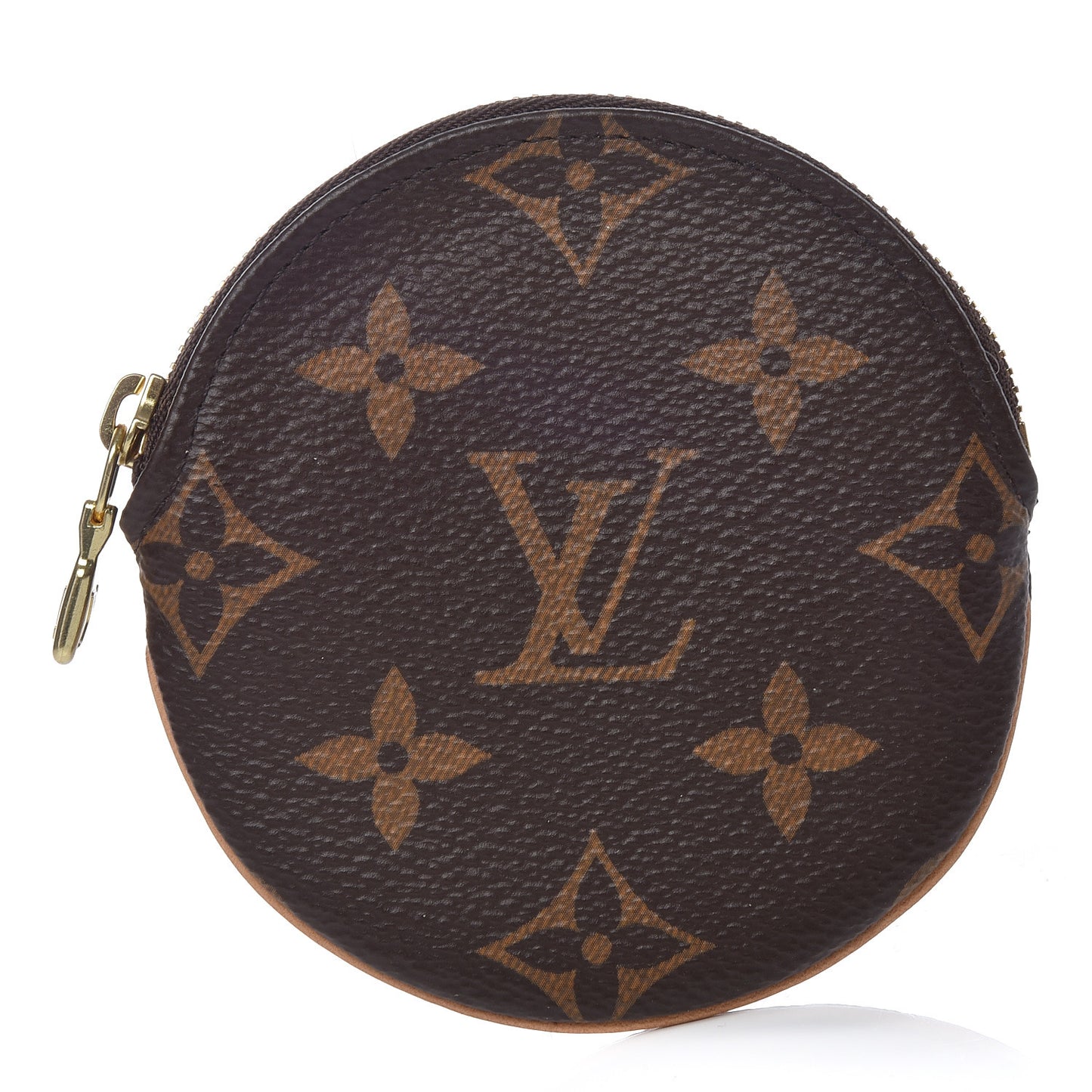 Monogram Round Coin Purse