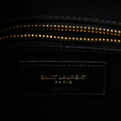 Saint Laurent Lambskin Quilted Le Maillon Chain Strap Crossbody Crema Soft 6 of 12