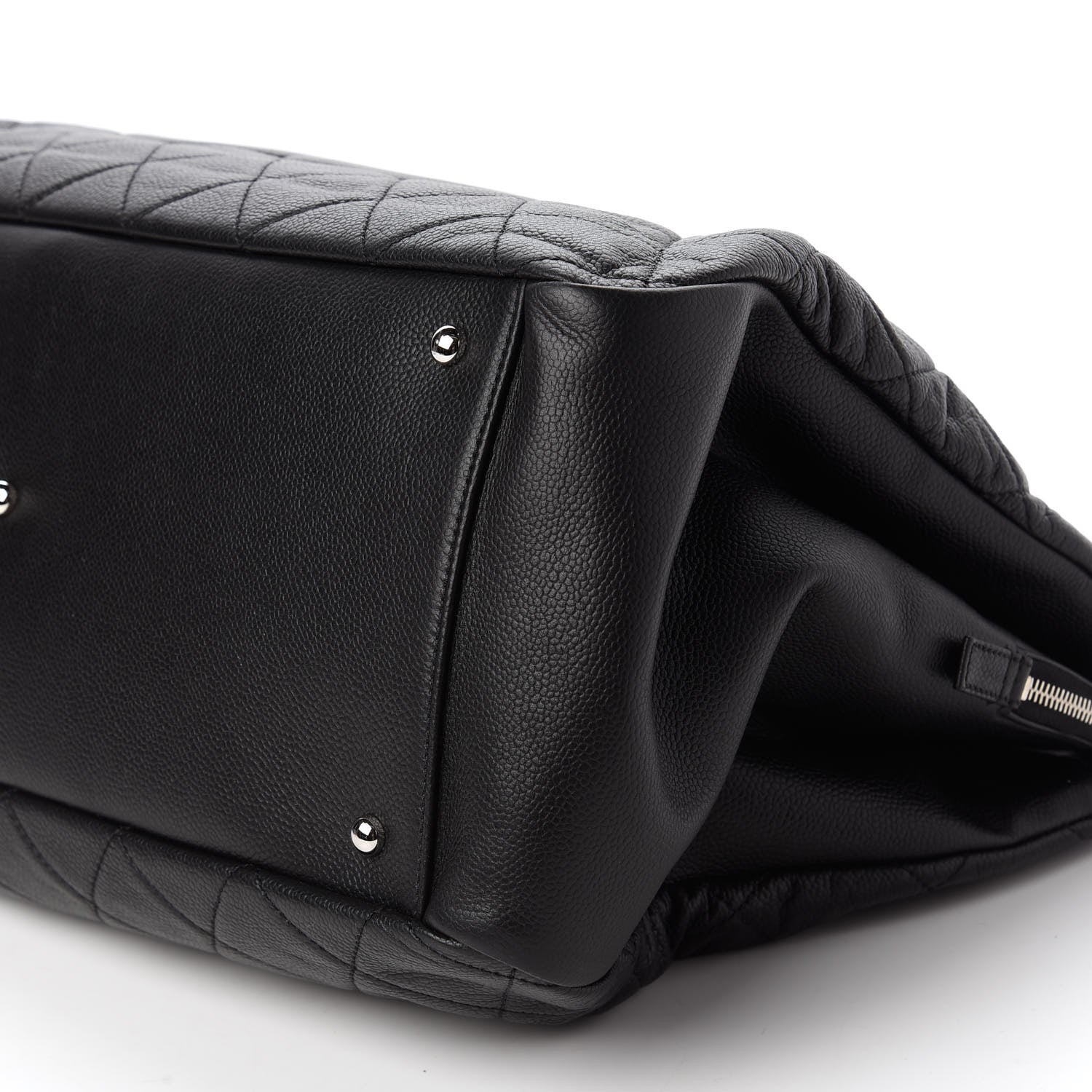 Chanel Caviar Quilted Timeless CC XL Shopping Tote Black 7 of 11