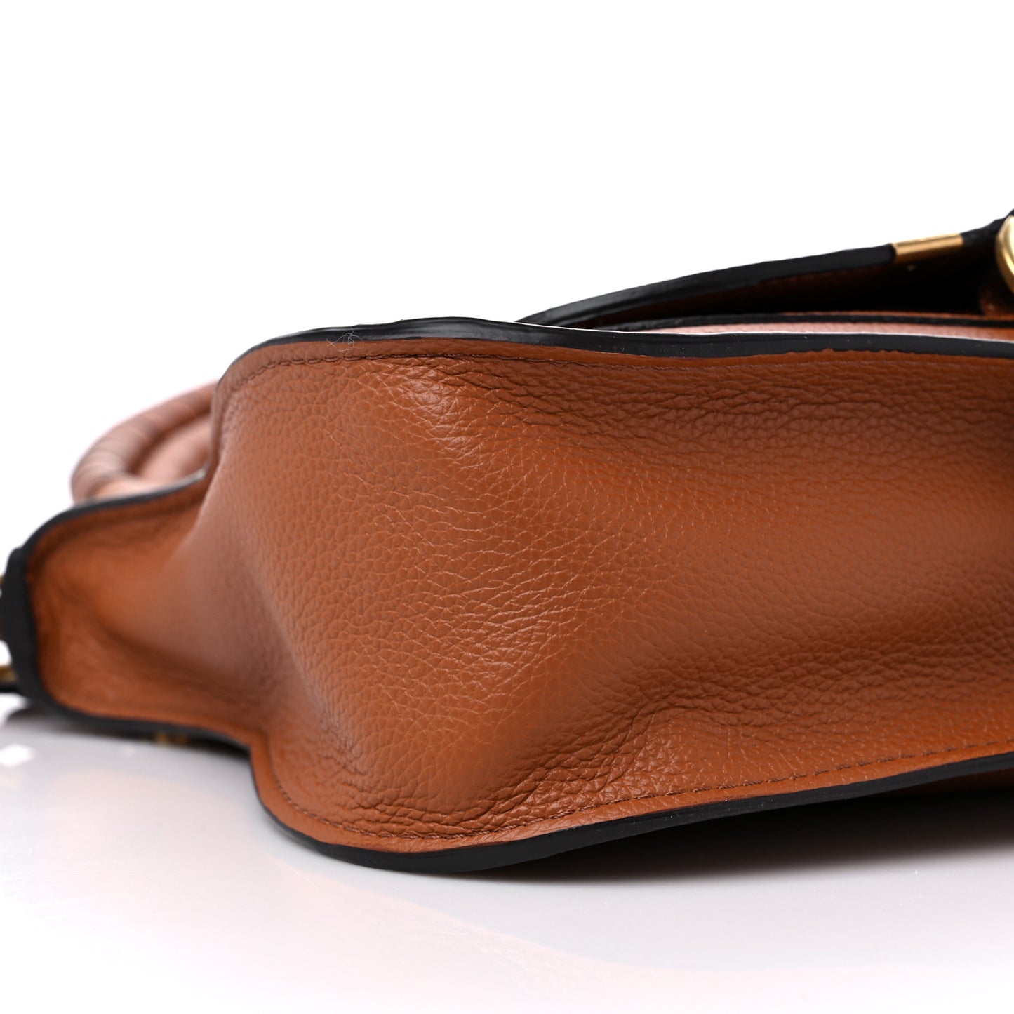 Calfskin Small Marcie Satchel Tan