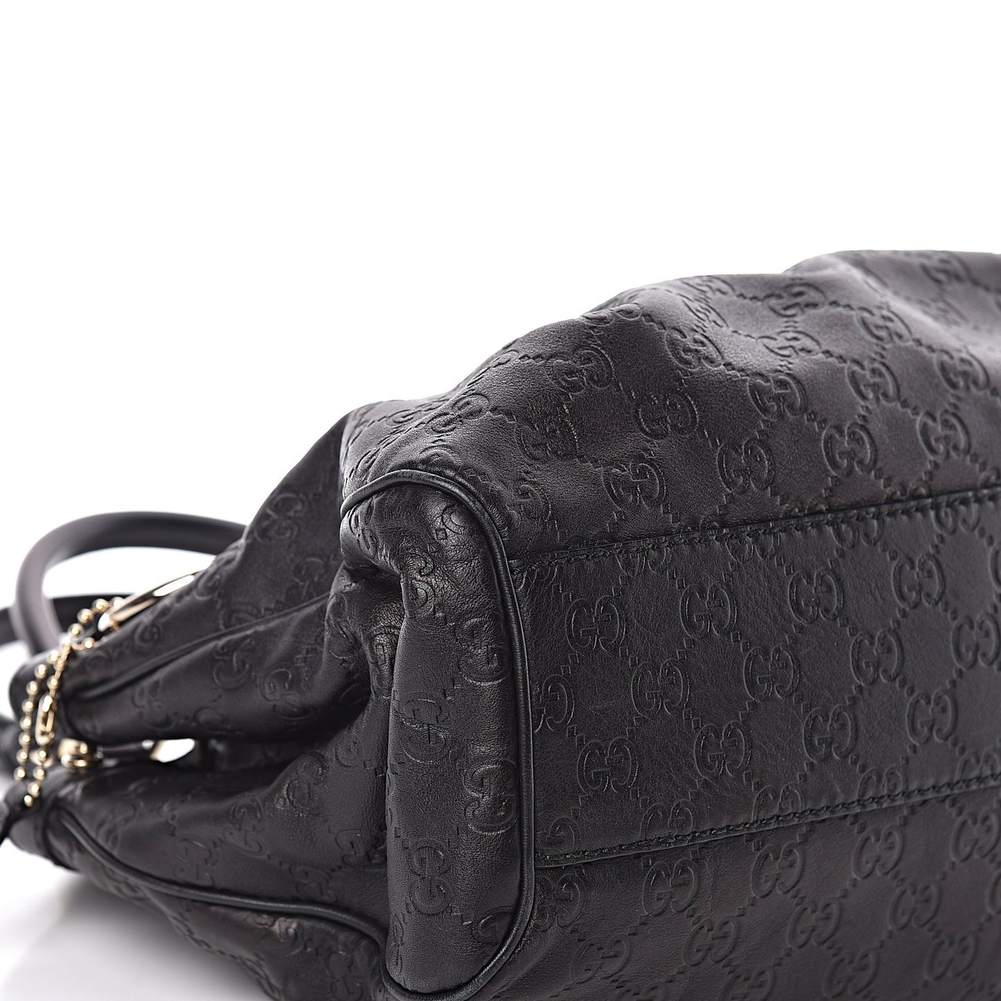 Guccissima Medium Sukey Tote Black