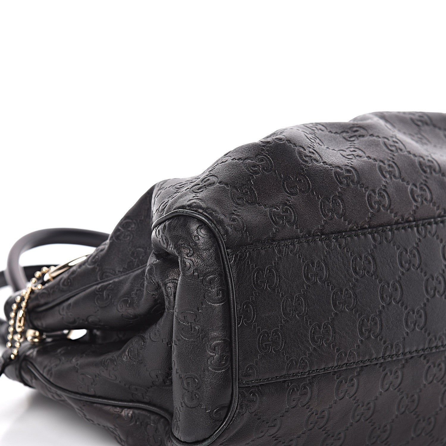 Gucci Guccissima Medium Sukey Tote Black 8 of 12