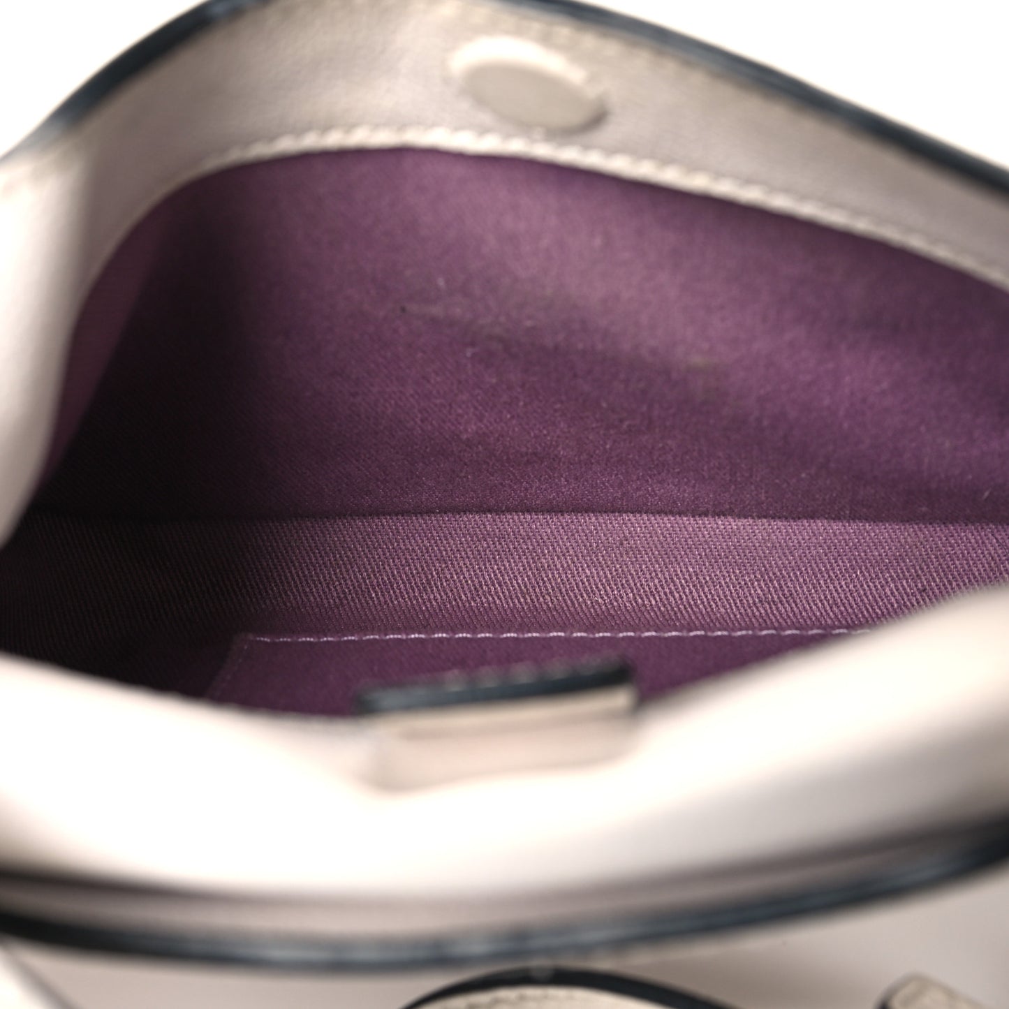 Calfskin La Medusa Small Hobo Crossbody Optical White