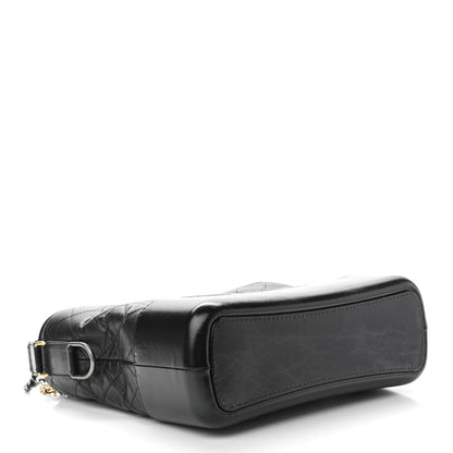 Chanel Aged Calfskin Quilted Medium Gabrielle Hobo Black 4 of 10