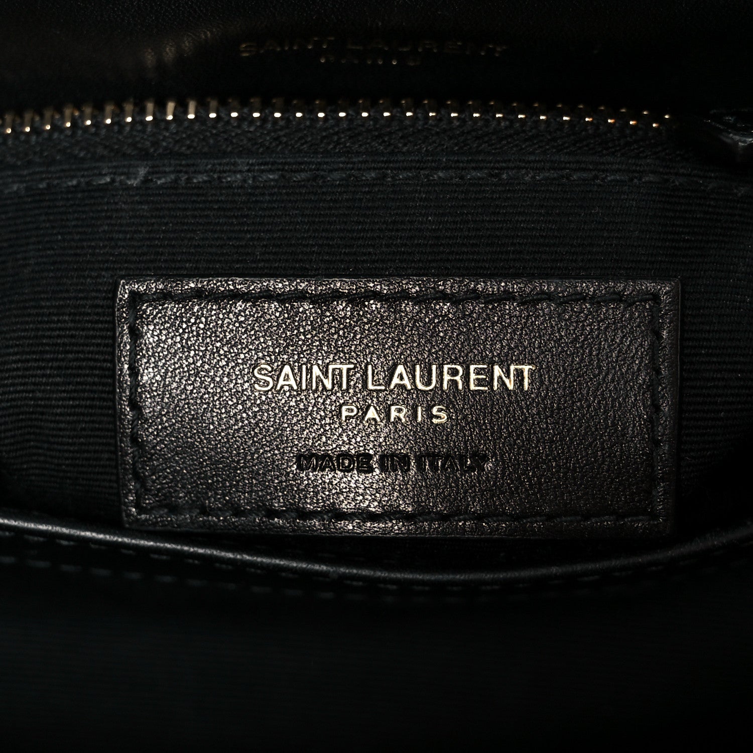 Saint Laurent Patent Y Quilted Monogram Toy Loulou Crossbody Bag Black 7 of 11