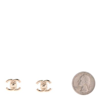 Chanel Metal CC Turnlock Earrings Gold 2 of 4