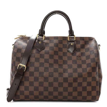 Louis Vuitton Damier Ebene Speedy Bandouliere 30 1 of 11