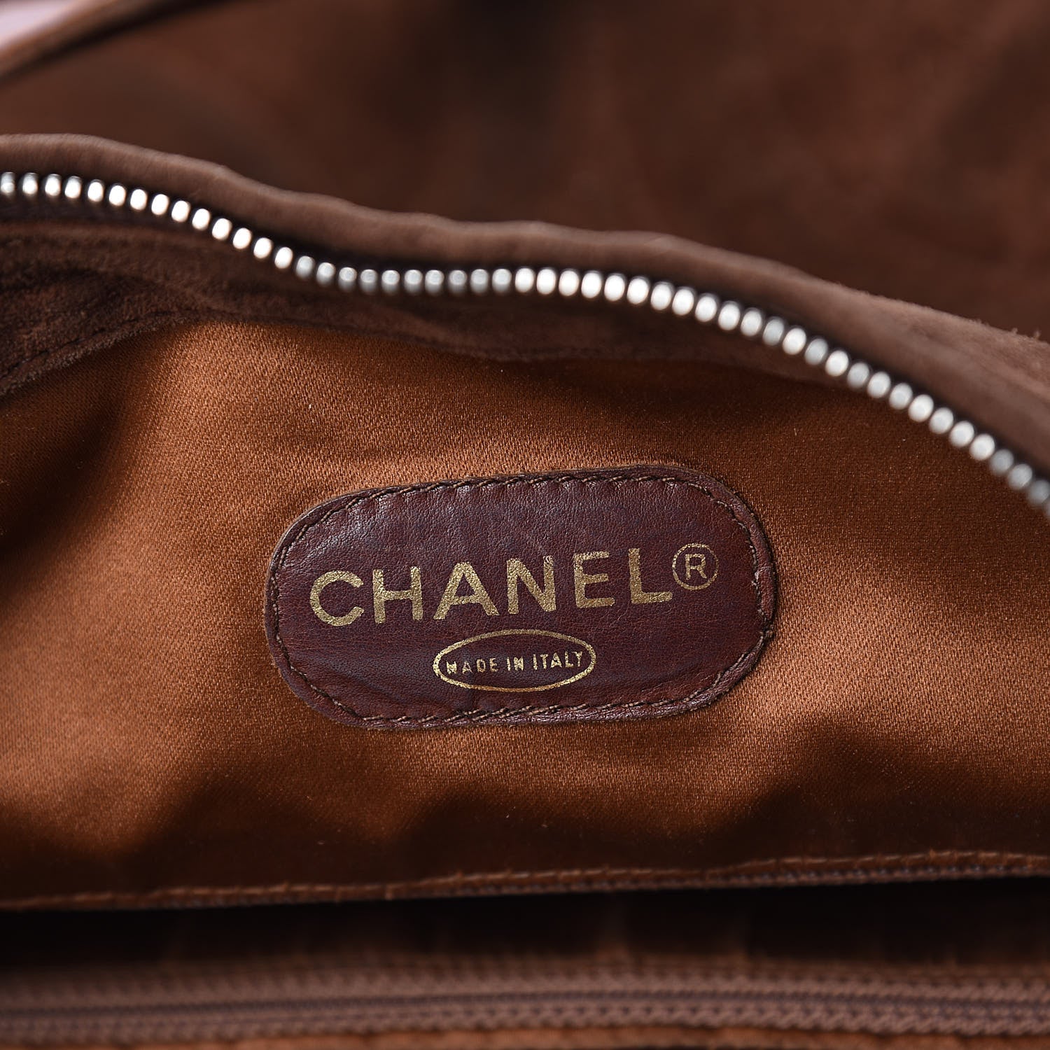 Chanel Suede CC Tassel Shoulder Bag Brown 7 of 14