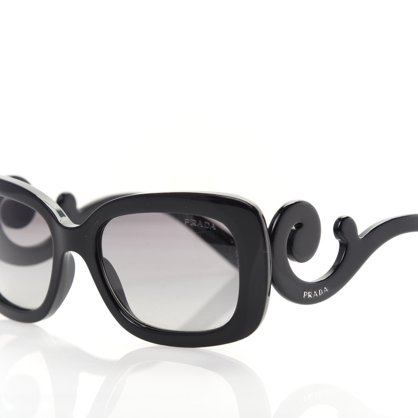 Acetate Baroque Sunglasses SPR 27O Black