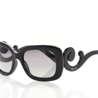 Prada Acetate Baroque Sunglasses SPR 27O Black 5 of 8