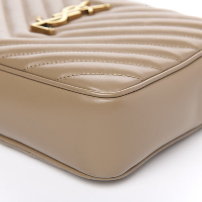 Saint Laurent Calfskin Matelasse Monogram Lou Camera Bag Dark Latte 10 of 10