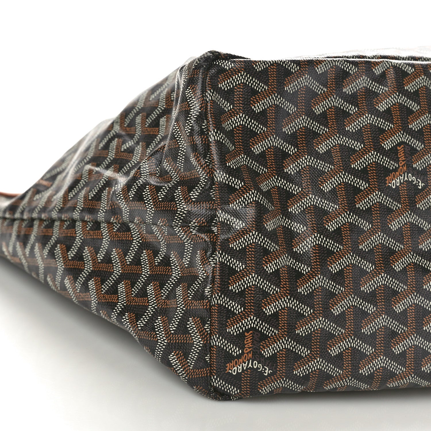 Goyard Goyardine Saint Louis GM Black Gold 9 of 10