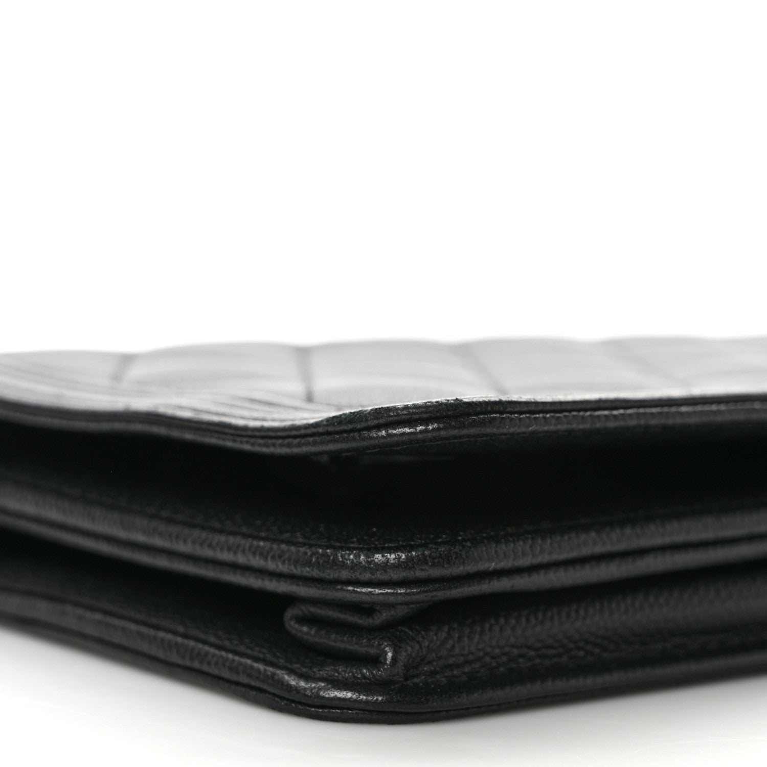 Chanel Caviar Quilted Boy Wallet On Chain WOC So Black 9 of 13