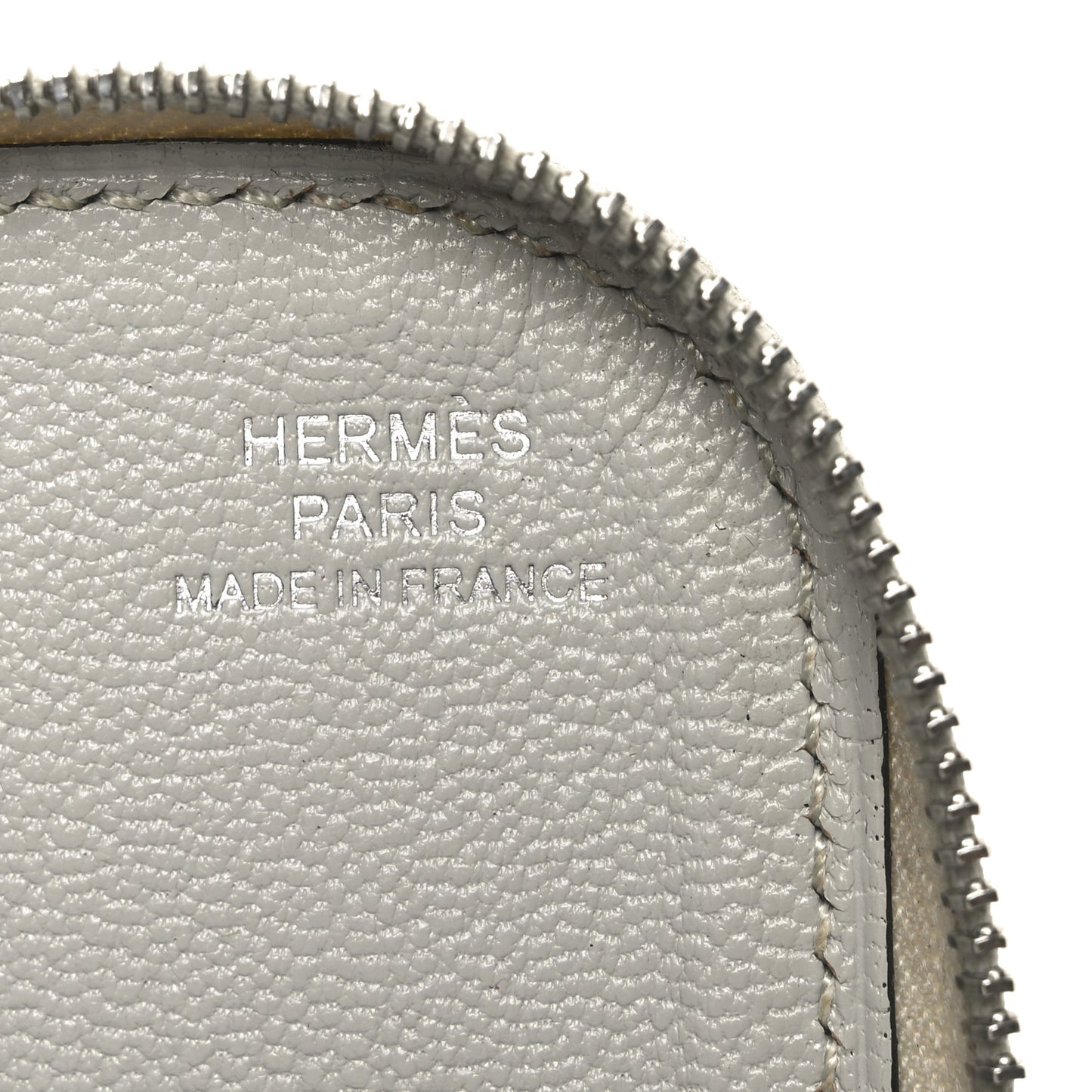 Togo Swift Endless Road Zip Wallet Gris Perle Bleu De Malte