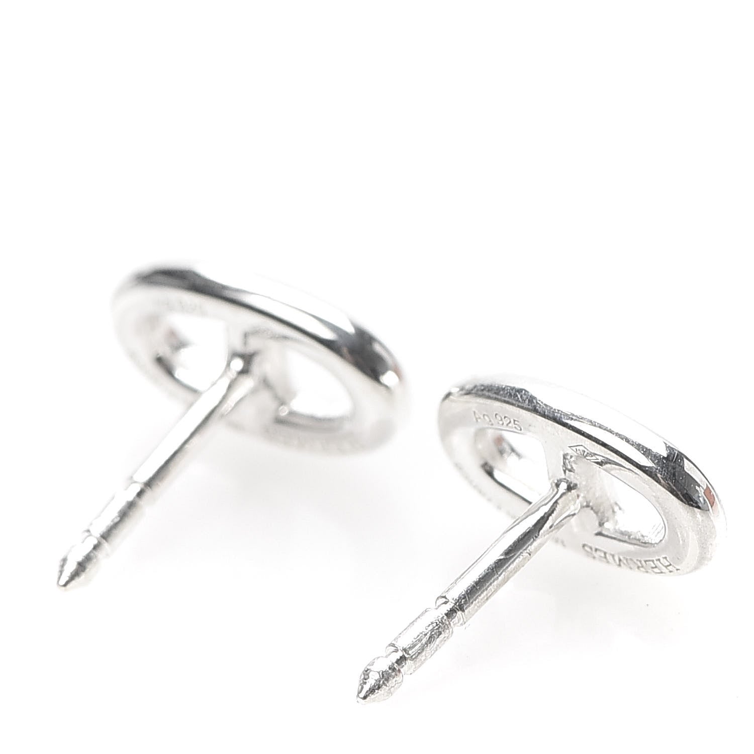 Hermes Sterling Silver TPM Farandole Earrings 3 of 5