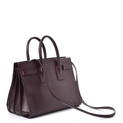 Saint Laurent Calfskin Small Sac De Jour Amarena 4 of 8