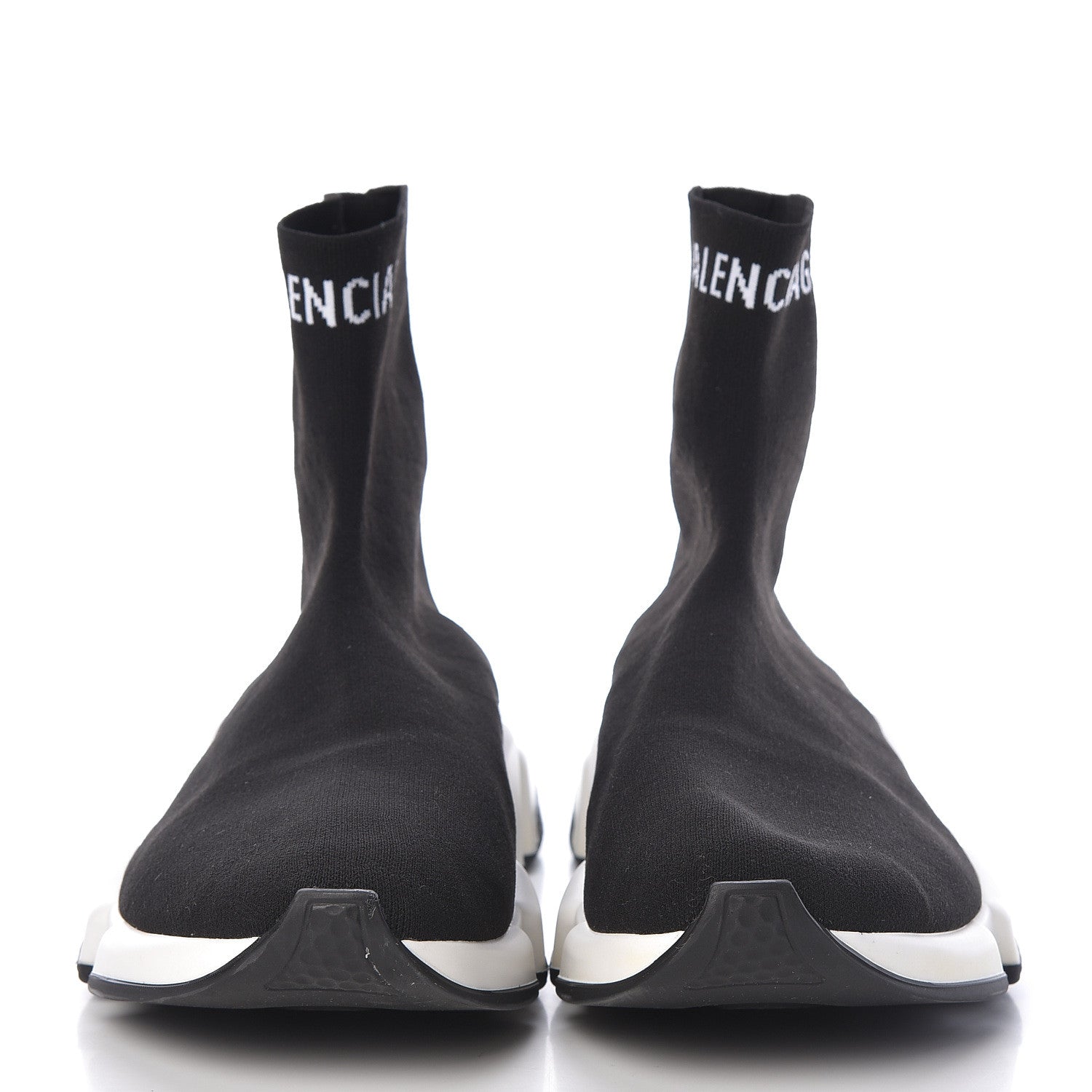 Balenciaga Neoprene Knit Mens Hi Speed Sneakers 42 Black 2 of 9