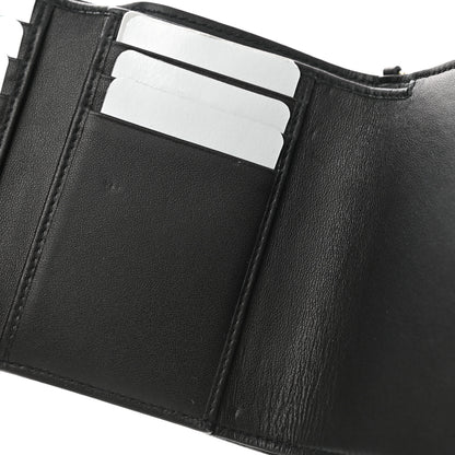 Christian Dior Lambskin Cannage Lady Dior Compact Wallet Black 7 of 8