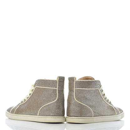 Christian Louboutin Metallic Lurex Womens Bip Bip Orlato Flat Sneakers 40 Gold 5 of 19