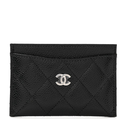 Chanel Caviar Quilted Card Holder Black 1 of 9